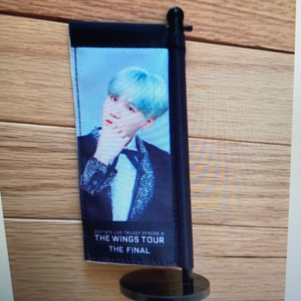 BTS the Wings Tour the final official Mini Flag